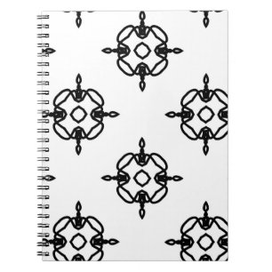 Carnet Motif vintage sans couture en ornement géométrique