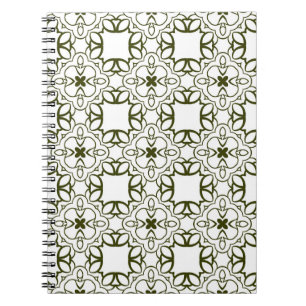 Carnet motif vintage sans couture ornementale. abstrait,