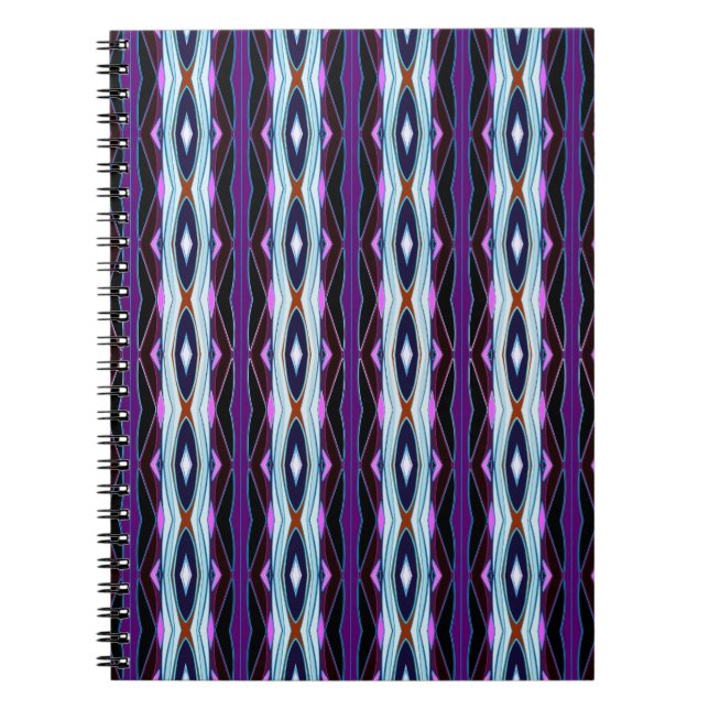 Carnet Motif violet unique (Devant)