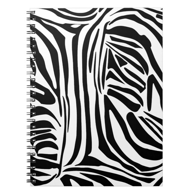 Carnet Motif zèbre (Devant)