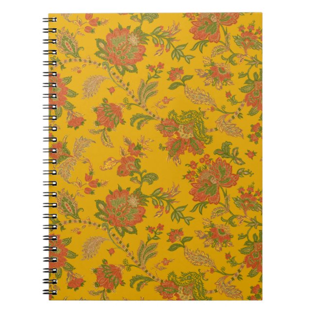 Carnet motifs d'art mughal et frontières textile ethnie n (Devant)