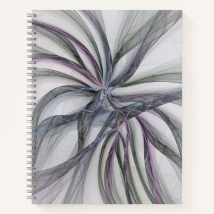 Carnet Motifs de filigrane Abstrait Moderne Fractal Balan