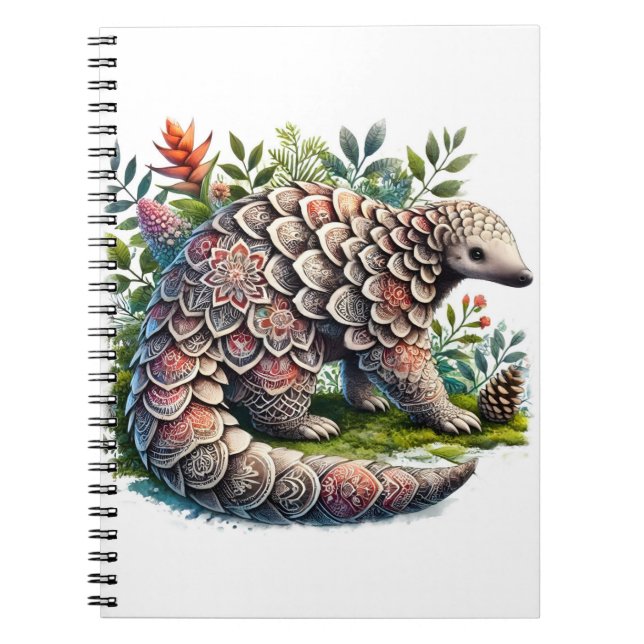 Carnet Motifs de la nature - Jungle Pangolin (Devant)