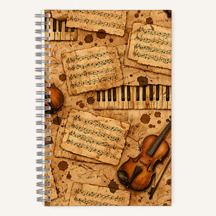Carnet Motifs esthétiques de l'Académie sombre vintage