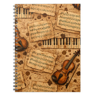 Carnet Motifs esthétiques de l'Académie Sombre Vintage