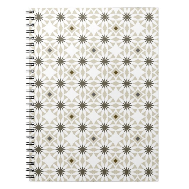 Carnet motifs géométriques ethniques Abstraits design bac (Devant)