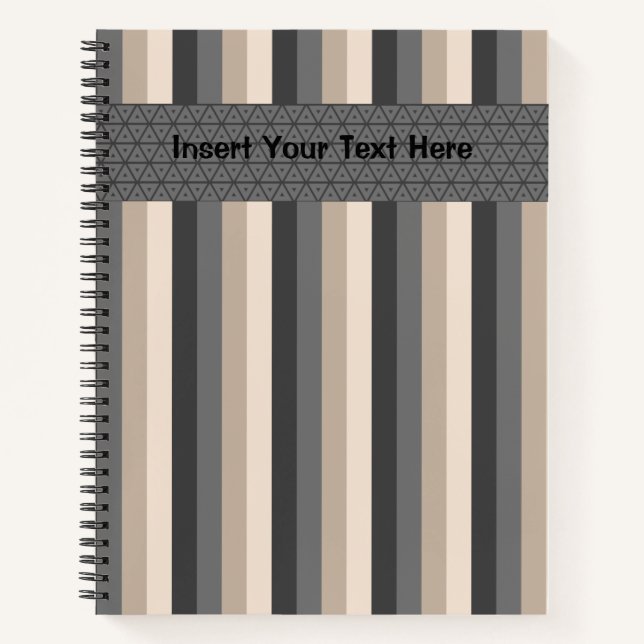 CARNET MOTIFS TNT BROWN (Devant)