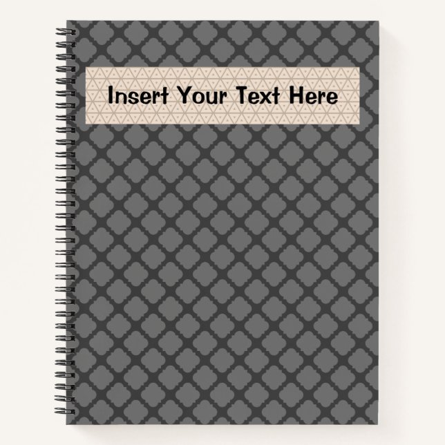 CARNET MOTIFS TNT BROWN (Devant)