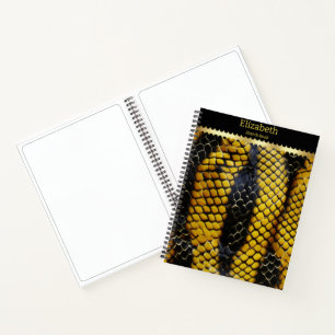 Carnet Motifs véreux d'un serpent venimeux