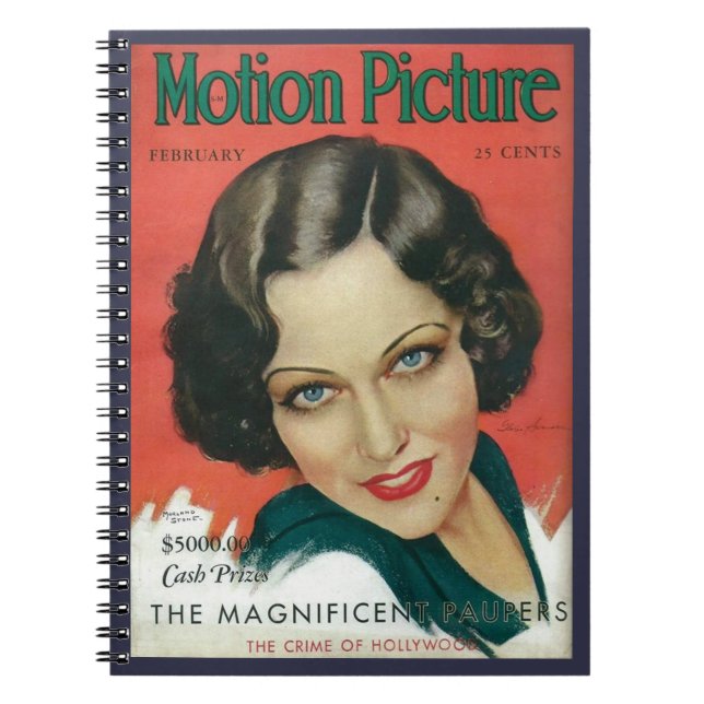 Carnet Motion Picture Février 1931 Gloria Swanson couvert (Devant)