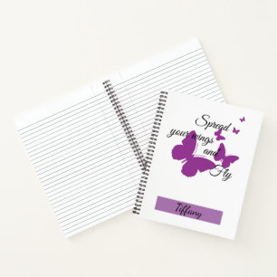 Carnet Motivation du papillon pourpre