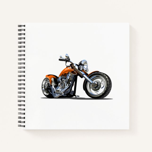 Carnet Moto caricature (Devant)