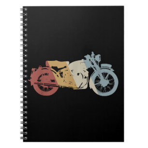 Carnet Moto style rétro Vintage