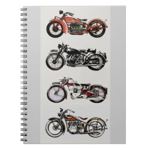 Carnet MOTOCYCLES vintages