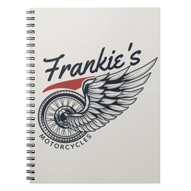 Carnet Motos personnalisées Flying Tire Biker Shop (Devant)