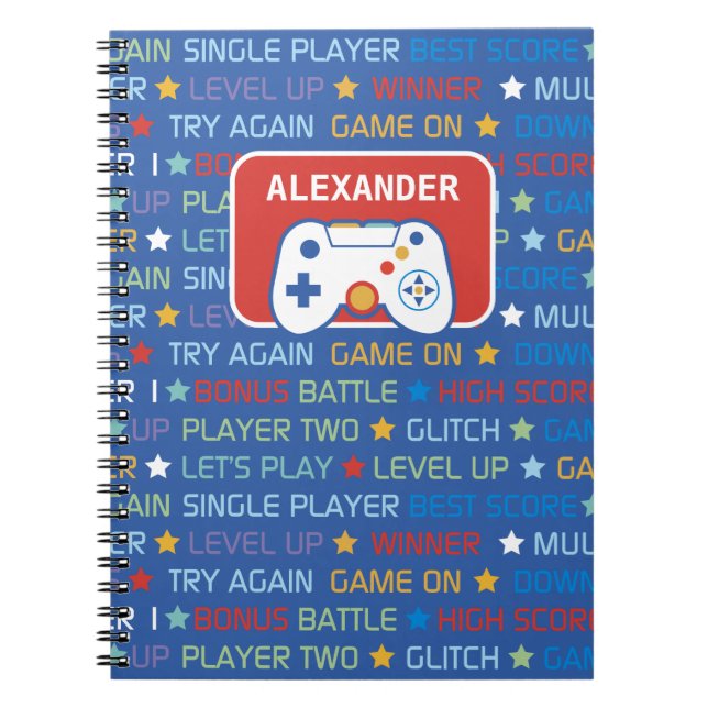Carnet Mots de jeu vidéo (Devant)