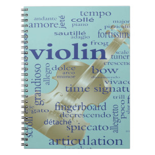 Carnet Mots de violon