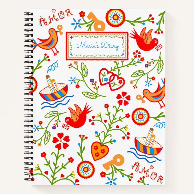 Carnet Mouchoirs d'amour de Valentine (Devant)