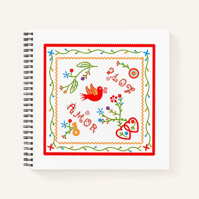 Carnet Mouchoirs d'amour de Valentine (Devant)