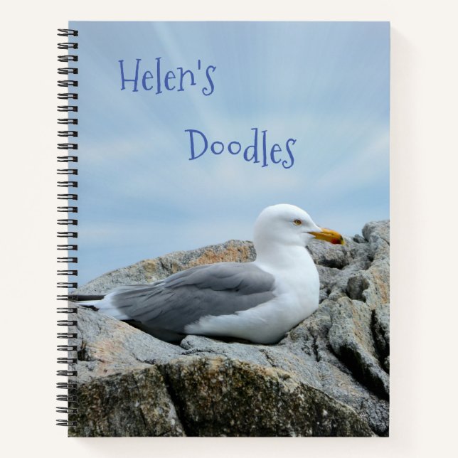 Carnet Mouette À Seashore Doodore (Devant)