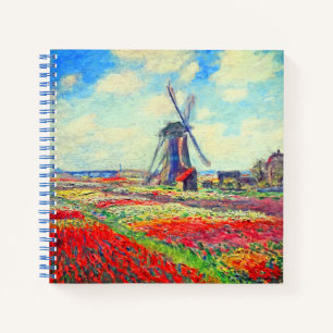 Carnet Moulin à vin Monet Tulips