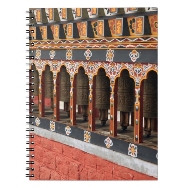 Carnet Moulins à prières de la place centrale de Thimphou (Devant)
