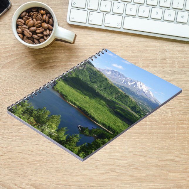 Carnet Mount St Helens Coldwater Lake Scenic Landscape (In Situ)