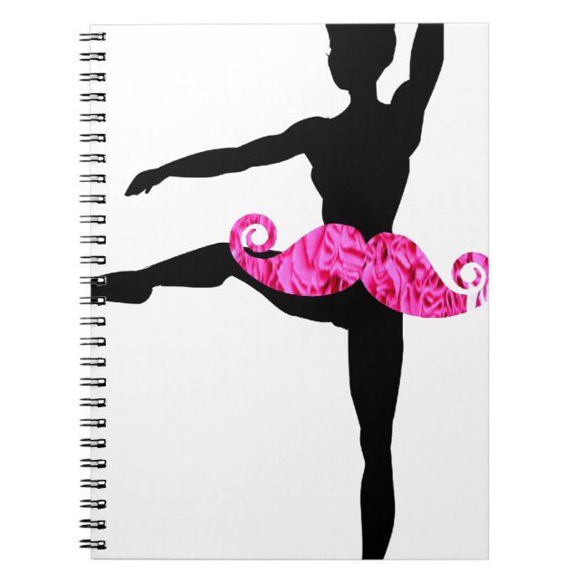 Carnet Moustache de ballerine (Devant)