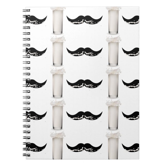 Carnet Moustache de lait (Devant)