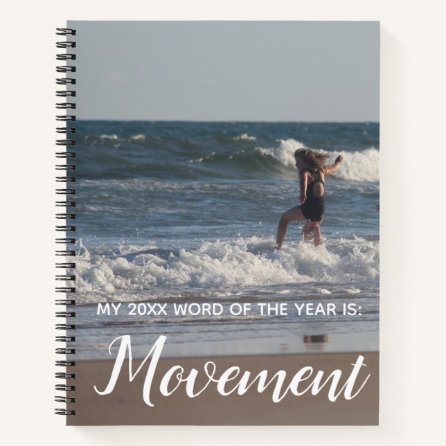 Carnet Mouvement du mot de l'année 2018, Vague océanique  (Devant)