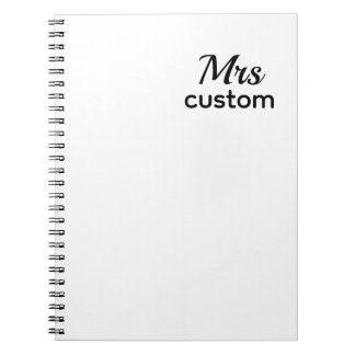 Carnet Mrs. Custom Notebook – Personalized Name