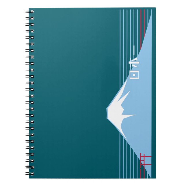 Carnet Mt. Fuji seen from the northeast. (Devant)