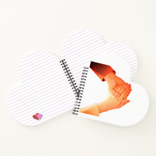 Carnet "Mug d'illustrations de la main romantique - Amour