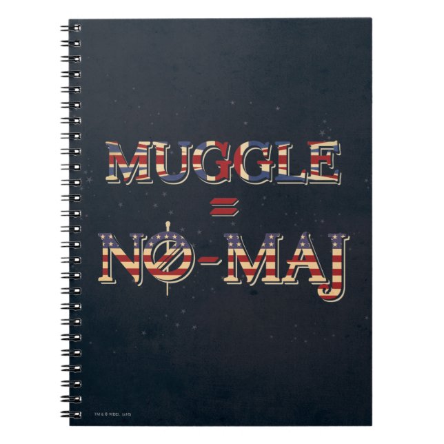 CARNET MUGGLE™ = NO-MAJ™ (Devant)