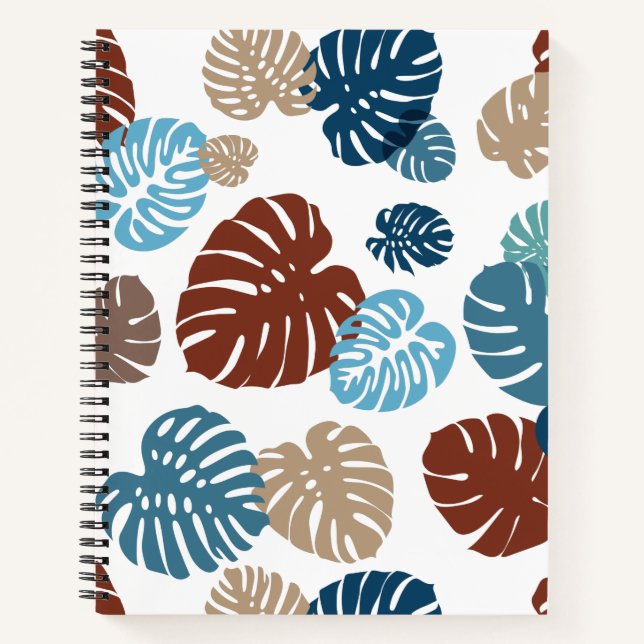 Carnet Multicolor Feuilles tropicaux 11 (Devant)
