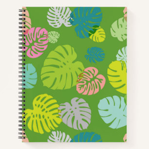 Carnet Multicolor Feuilles tropicaux 8