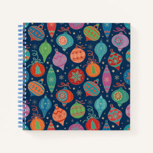 Carnet Multicolor Motif de décoration Arbre de Noël