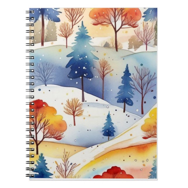 Carnet Multicolor vague de mer (Devant)