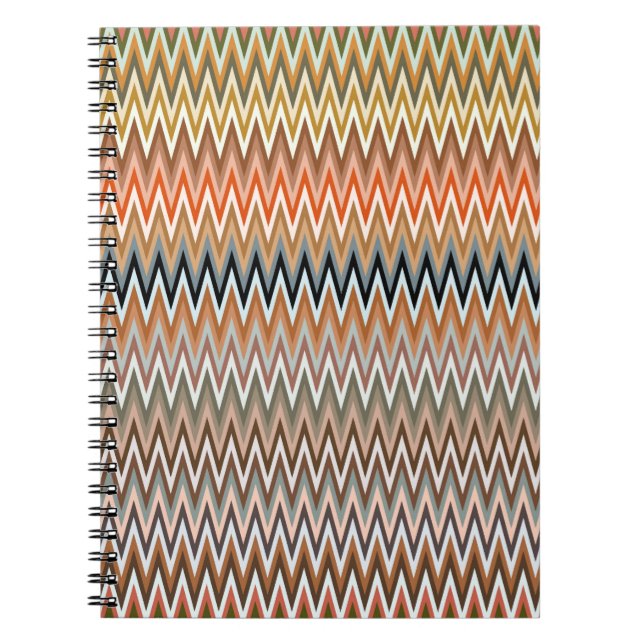 Carnet Multicolor Zigzag Motif (Devant)