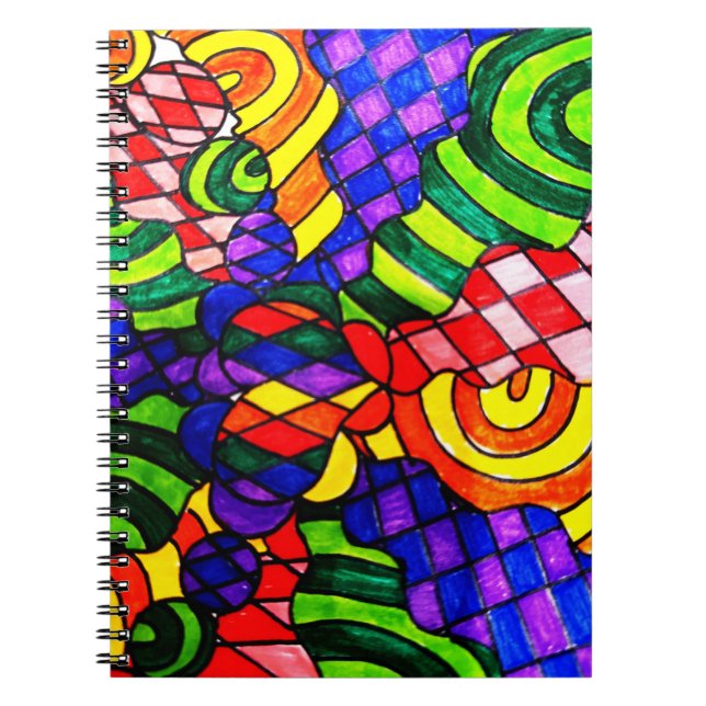 Carnet multicolore amusant (Devant)