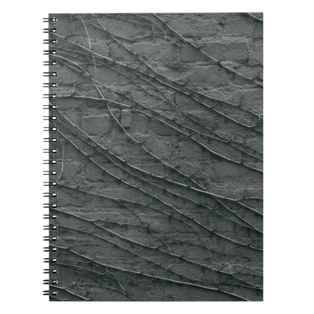 Carnet Mur de brique peinte en gris (Devant)