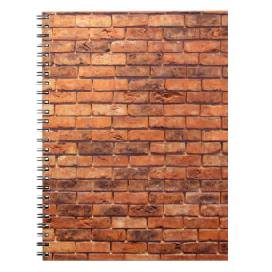 Carnet Mur de brique structure rouge maçonnerie