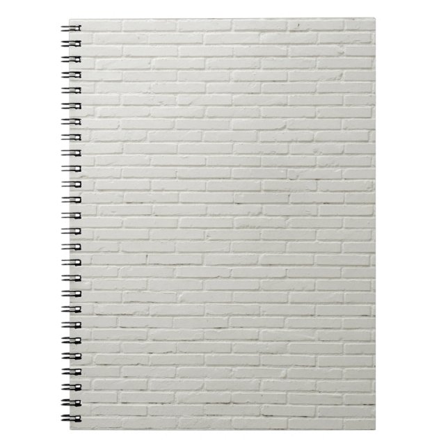 Carnet Mur de briques blanches (Devant)