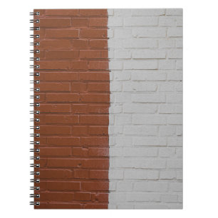 Carnet mur en béton Brown et blanc