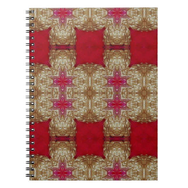 Carnet Mur en ciment motif or closeabstrait, antique, un (Devant)