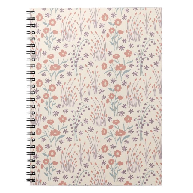 Carnet Murmures de fleurs sauvages printanières (Devant)