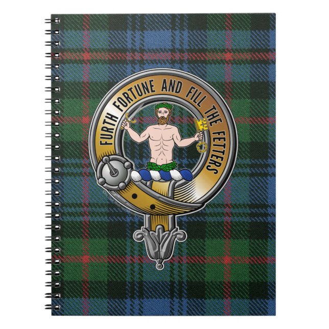 Carnet Murray Atholl Tartan & Badge (Devant)