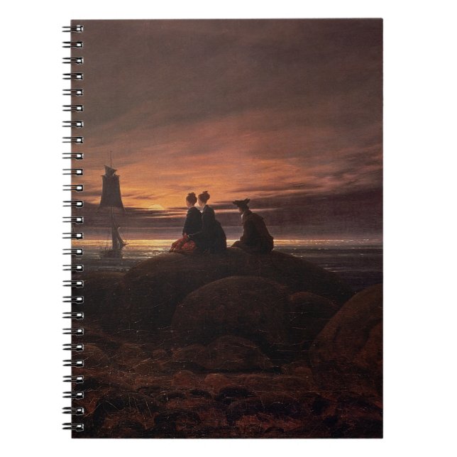 Carnet Musardez l'augmentation au-dessus de la mer, 1822 (Devant)