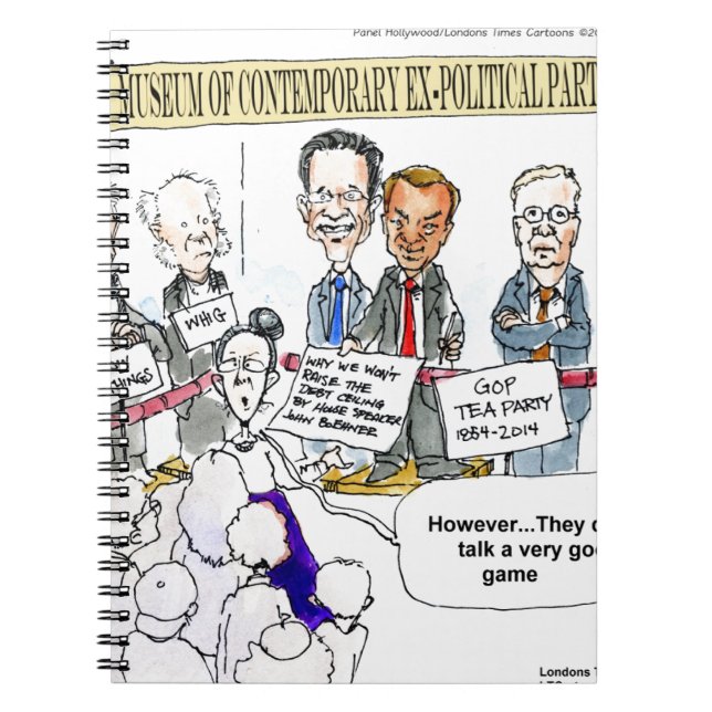 Carnet Musée Des Ex Partis Politiques Drôle Cadeaux Et Te (Devant)