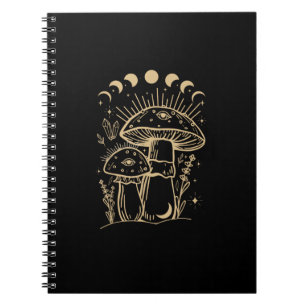 Carnet Mushrooms & Minimalism Cottage  Esthétique Goblinc